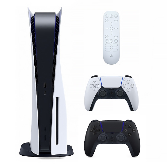 Игровая приставка Sony PlayStation 5 + Sony Media Remote + DualSense - цена, характеристики, отзывы, рассрочка, фото 1