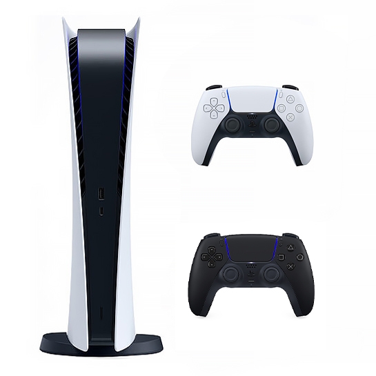 Ігрова приставка Sony PlayStation 5 Digital Edition + DualSense - ціна, характеристики, відгуки, розстрочка, фото 1