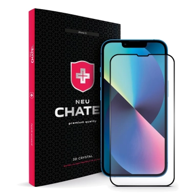 Стекло +NEU Chatel Corning Gorilla Glass for iPhone 13/13 Pro Front Black - цена, характеристики, отзывы, рассрочка, фото 1