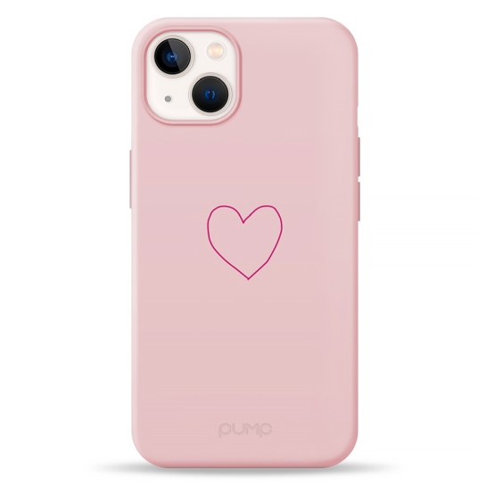 Чохол Pump Silicone Minimalistic Case for iPhone 13 Kryve Heart # - цена, характеристики, отзывы, рассрочка, фото 1