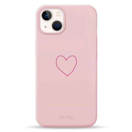 Чохол Pump Silicone Minimalistic Case for iPhone 13 Kryve Heart #