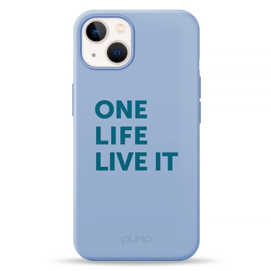 Чохол Pump Silicone Minimalistic Case for iPhone 13 One Life # - ціна, характеристики, відгуки, розстрочка, фото 1