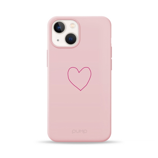 Чехол Pump Silicone Minimalistic Case for iPhone 13 mini Krivoe Heart # - цена, характеристики, отзывы, рассрочка, фото 1