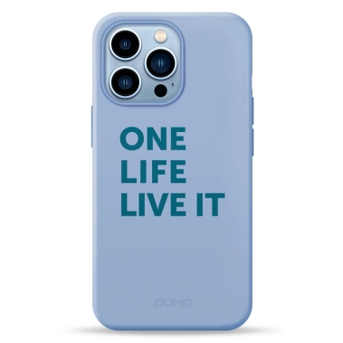 Чохол Pump Silicone Minimalistic Case for iPhone 13 Pro One Life # - цена, характеристики, отзывы, рассрочка, фото 1