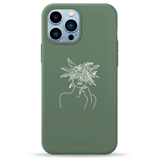 Чохол Pump Silicone Minimalistic Case for iPhone 13 Pro Max Flowerhat #