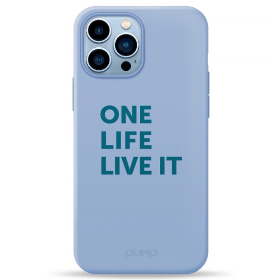Чехол Pump Silicone Minimalistic Case for iPhone 13 Pro Max One Life # - цена, характеристики, отзывы, рассрочка, фото 1