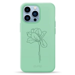 Чохол Pump Silicone Minimalistic Case for iPhone 13 Pro Bloom Flower #