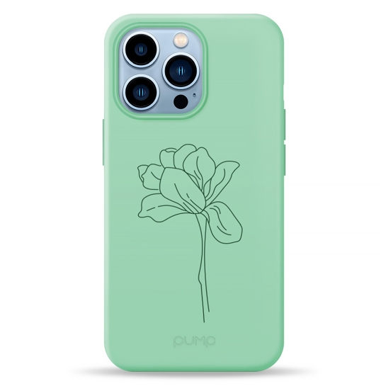 Чохол Pump Silicone Minimalistic Case for iPhone 13 Pro Bloom Flower # - ціна, характеристики, відгуки, розстрочка, фото 1