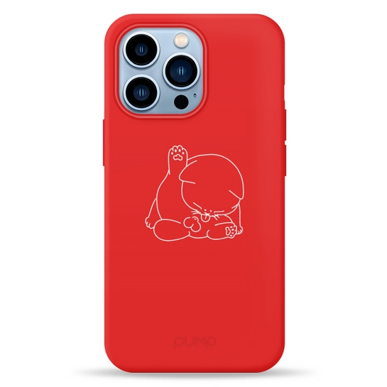 Чехол Pump Silicone Minimalistic Case for iPhone 13 Pro Cat Balls # - цена, характеристики, отзывы, рассрочка, фото 1
