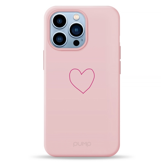 Чохол Pump Silicone Minimalistic Case for iPhone 13 Pro Krivoe Heart # - цена, характеристики, отзывы, рассрочка, фото 1