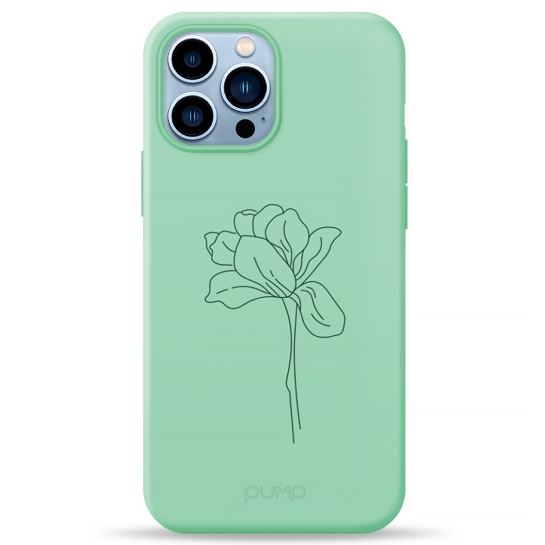 Чехол Pump Silicone Minimalistic Case for iPhone 13 Pro Max Bloom Flower # - цена, характеристики, отзывы, рассрочка, фото 1