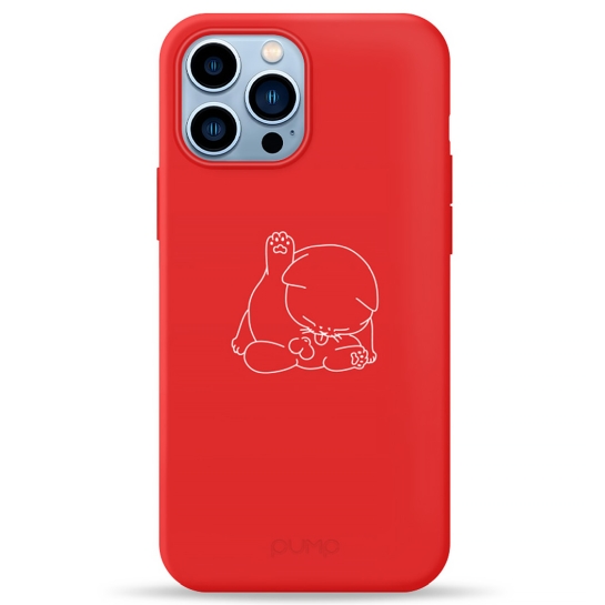 Чехол Pump Silicone Minimalistic Case for iPhone 13 Pro Max Cat Balls # - цена, характеристики, отзывы, рассрочка, фото 1