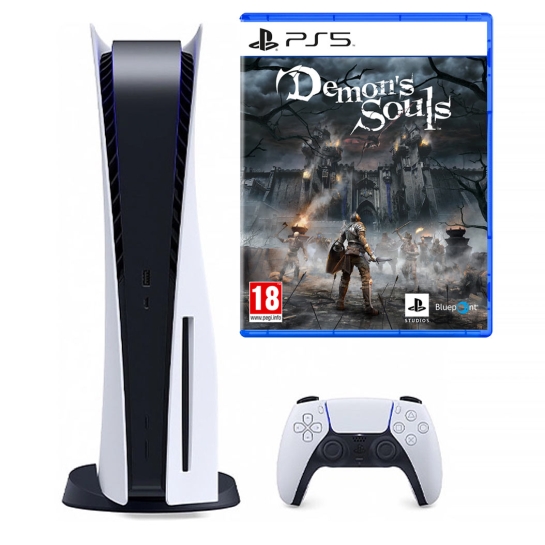 Ігрова приставка Sony PlayStation 5 + Demon's Souls - ціна, характеристики, відгуки, розстрочка, фото 1