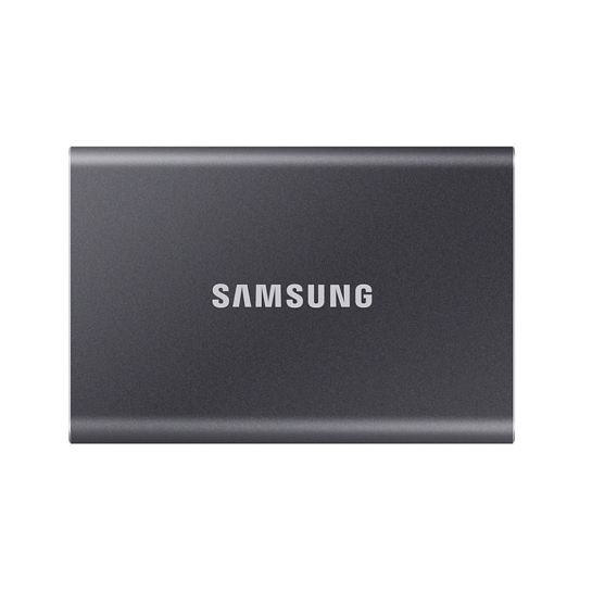 SSD накопичувач SAMSUNG T7 2TB USB 3.2 Titan Gray - ціна, характеристики, відгуки, розстрочка, фото 1