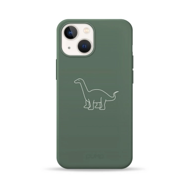 Чохол Pump Silicone Minimalistic Case for iPhone 13 mini Dino Green # - цена, характеристики, отзывы, рассрочка, фото 1