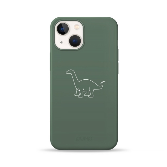Чохол Pump Silicone Minimalistic Case for iPhone 13 mini Dino Green # - ціна, характеристики, відгуки, розстрочка, фото 1