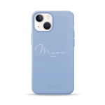 Чохол Pump Silicone Minimalistic Case for iPhone 13 mini Meow Blue #
