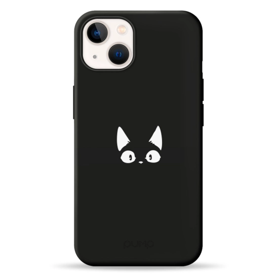 Чохол Pump Silicone Minimalistic Case for iPhone 13 Funny Cat #