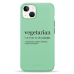 Чохол Pump Silicone Minimalistic Case for iPhone 13 Vegetarian Wiki #