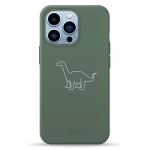 Чехол Pump Silicone Minimalistic Case for iPhone 13 Pro Dino Green #