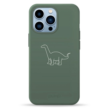Чохол Pump Silicone Minimalistic Case for iPhone 13 Pro Dino Green # - цена, характеристики, отзывы, рассрочка, фото 1