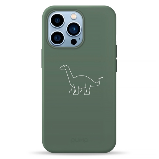 Чохол Pump Silicone Minimalistic Case for iPhone 13 Pro Dino Green # - ціна, характеристики, відгуки, розстрочка, фото 1