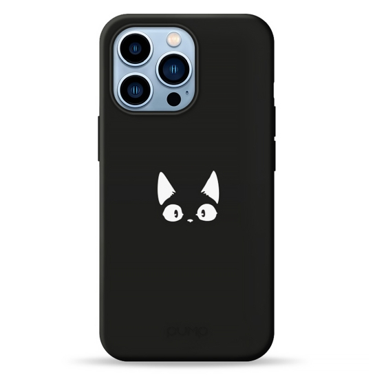Чехол Pump Silicone Minimalistic Case for iPhone 13 Pro Funny Cat # - цена, характеристики, отзывы, рассрочка, фото 1