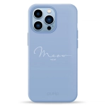 Чохол Pump Silicone Minimalistic Case for iPhone 13 Pro Meow Blue #