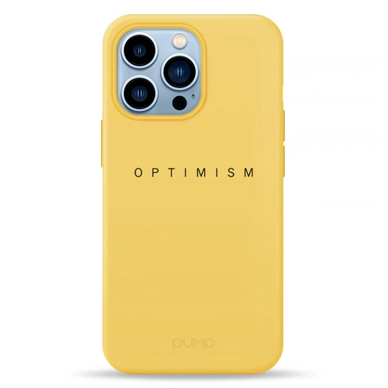 Чехол Pump Silicone Minimalistic Case for iPhone 13 Pro Optimism #