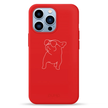 Чехол Pump Silicone Minimalistic Case for iPhone 13 Pro Pug With # - цена, характеристики, отзывы, рассрочка, фото 1