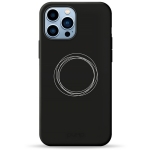 Чохол Pump Silicone Minimalistic Case for iPhone 13 Pro Max Circles on Dark #