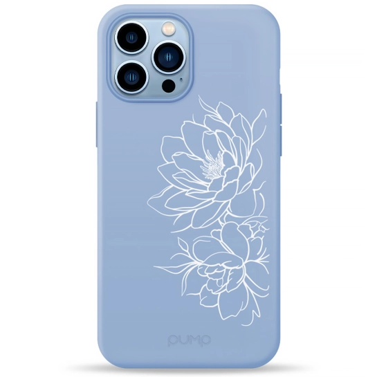 Чохол Pump Silicone Minimalistic Case for iPhone 13 Pro Max Floral #