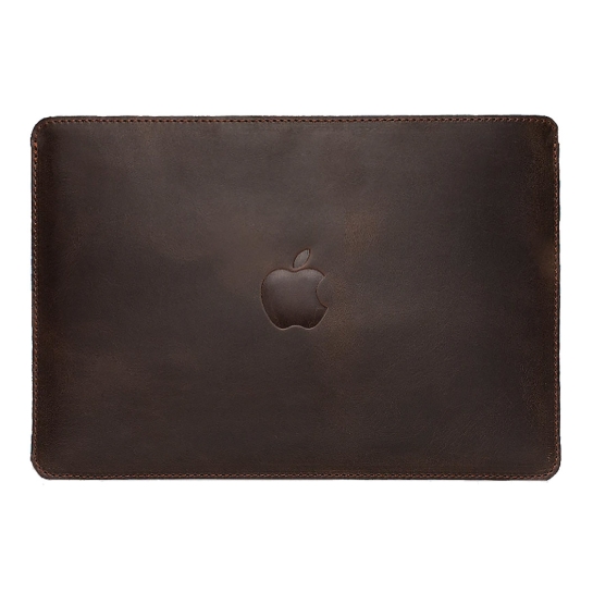 Кожаный чехол INCARNE Gamma Plus коричневый для MacBook Air 13" (2018-2022)