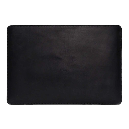 Кожаный чехол INCARNE Gamma Plus чёрный для MacBook Air 13" (2018-2023)