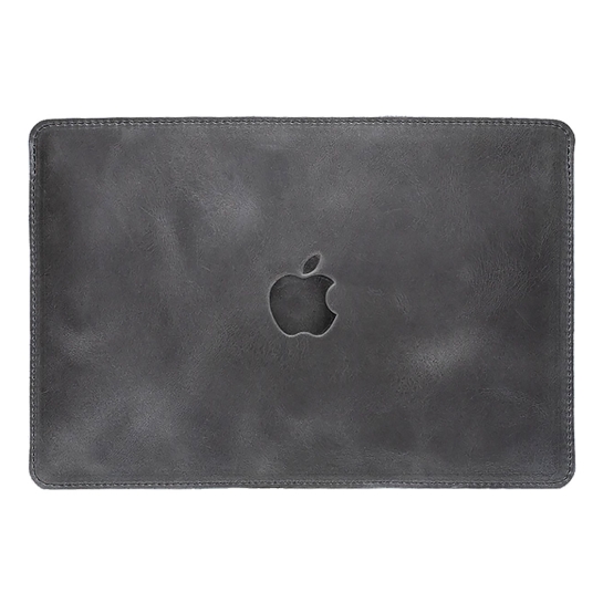 Кожаный чехол INCARNE Gamma Plus серый для MacBook Air 13