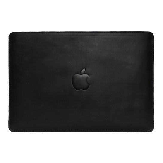 Кожаный чехол INCARNE Gamma Plus чёрный для MacBook Pro 13