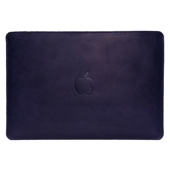 Кожаный чехол INCARNE Gamma Plus синий для MacBook Pro 15