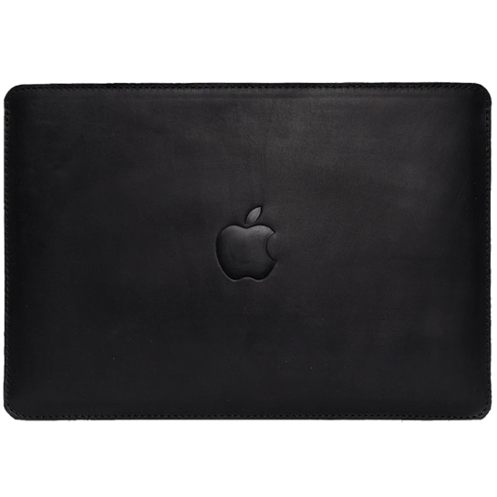 Кожаный чехол INCARNE Gamma Plus чёрный для MacBook Pro 16
