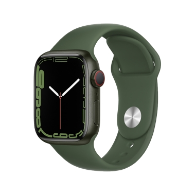 Смарт-часы Apple Watch Series 7 + LTE 41mm Green Aluminum Case with Clover Sport Band