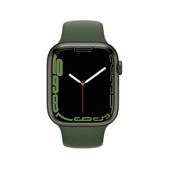 Смарт-годинник Apple Watch Series 7 + LTE 41mm Green Aluminum Case with Clover Sport Band - ціна, характеристики, відгуки, розстрочка, фото 2