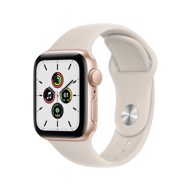 Смарт-часы Apple Watch SE 40mm Gold Aluminum Case with Starlight Sport Band