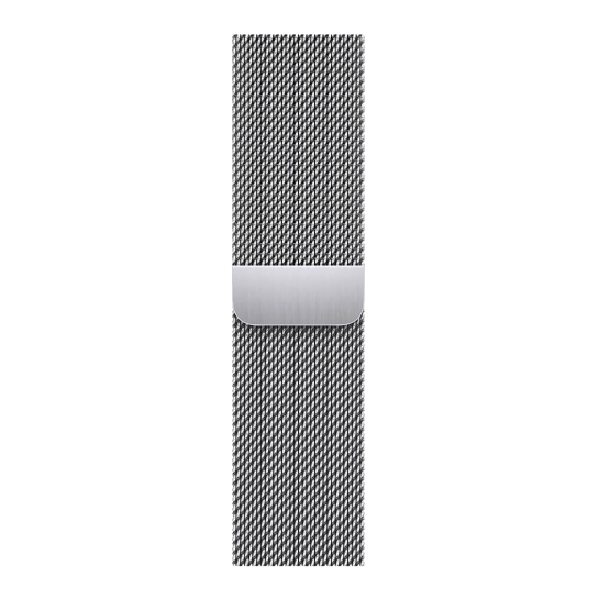 Смарт-часы Apple Watch Series 7 + LTE 45mm Silver Stainless Steel Case with Silver Milanes Loop - цена, характеристики, отзывы, рассрочка, фото 3