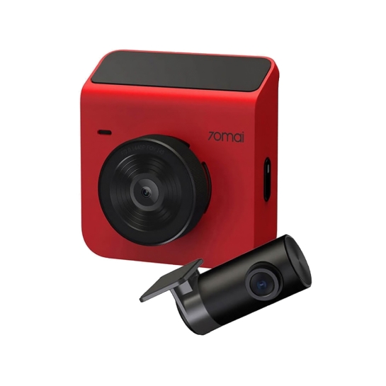 Автомобильный видеорегистратор Xiaomi 70Mai Dash Cam 1440p (A400) Red + Камера заднего вида RC09 - цена, характеристики, отзывы, рассрочка, фото 1