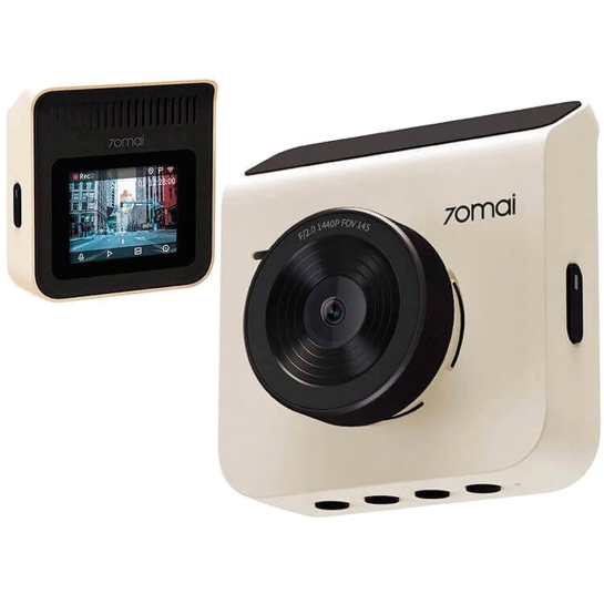 Автомобильный видеорегистратор Xiaomi 70Mai Dash Cam 1440p (A400) Ivory + Камера заднего вида RC09 - цена, характеристики, отзывы, рассрочка, фото 2