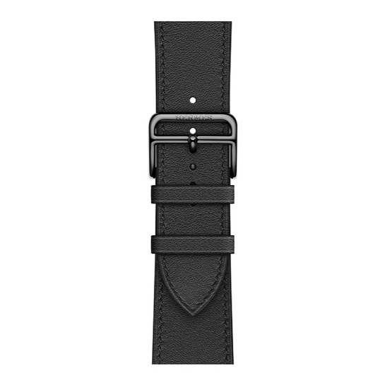 Смарт-часы Apple Watch Hermes Series 7 + LTE 45mm Space Black Stainless Steel with Noir Swift Leather Single Tour - цена, характеристики, отзывы, рассрочка, фото 3