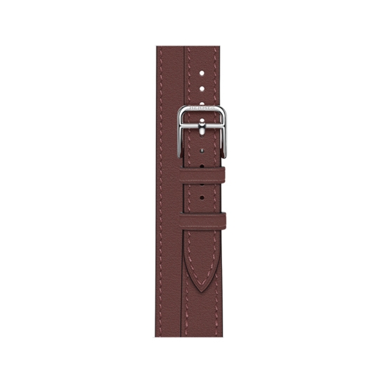 Смарт-годинник Apple Watch Hermes Series 7 + LTE 41mm Silver Stainless Steel with Rouge H Swift Attelage Double Tour - ціна, характеристики, відгуки, розстрочка, фото 3