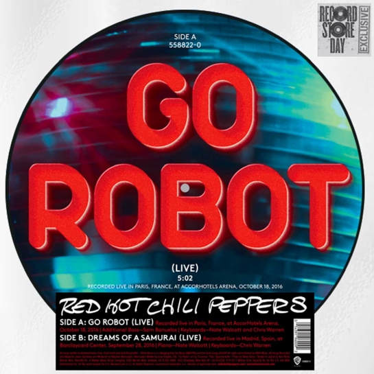 Виниловая пластинка Red Hot Chili Peppers - Go Robot (Live) - цена, характеристики, отзывы, рассрочка, фото 1