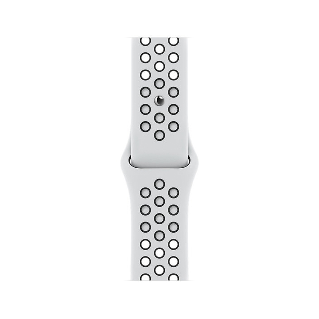 Смарт-часы Apple Watch Series 7 Nike+ 41mm Starlight Aluminium Case with Pure Platinum Black Nike Sport Band - цена, характеристики, отзывы, рассрочка, фото 3