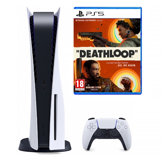 Игровая приставка Sony PlayStation 5 + Игра Deathloop - цена, характеристики, отзывы, рассрочка, фото 1