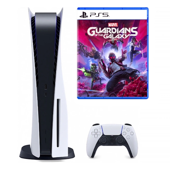 Игровая приставка Sony PlayStation 5 + Игра Guardians of the Galaxy - цена, характеристики, отзывы, рассрочка, фото 1